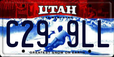 UT license plate C299LL