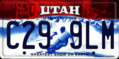 UT license plate C299LM
