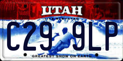 UT license plate C299LP