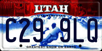 UT license plate C299LQ