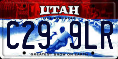 UT license plate C299LR