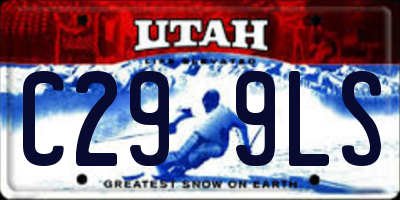 UT license plate C299LS