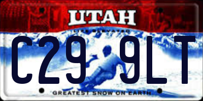 UT license plate C299LT