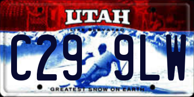 UT license plate C299LW