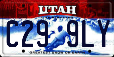 UT license plate C299LY