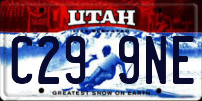 UT license plate C299NE