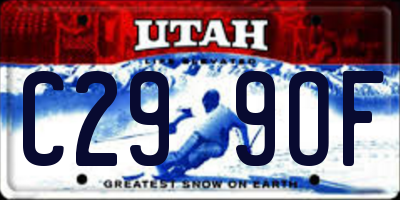 UT license plate C299OF