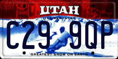 UT license plate C299QP