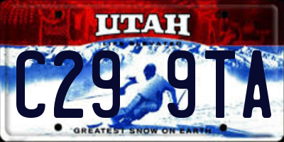 UT license plate C299TA