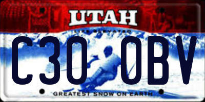 UT license plate C300BV