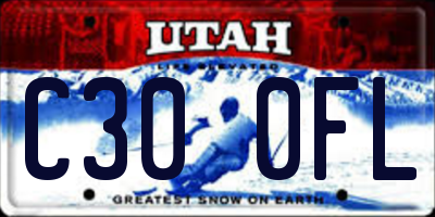 UT license plate C300FL