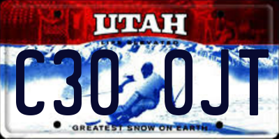UT license plate C300JT