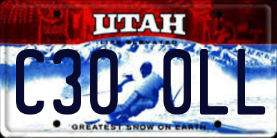 UT license plate C300LL