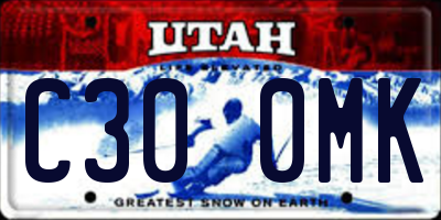 UT license plate C300MK