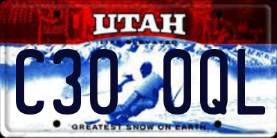 UT license plate C300QL