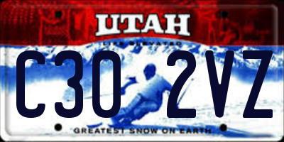 UT license plate C302VZ