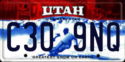 UT license plate C309NQ