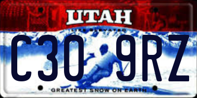 UT license plate C309RZ