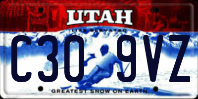 UT license plate C309VZ