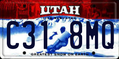 UT license plate C318MQ