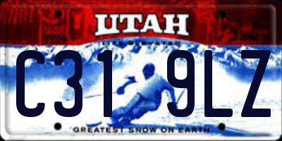 UT license plate C319LZ