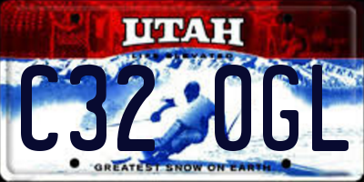 UT license plate C320GL
