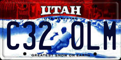 UT license plate C320LM