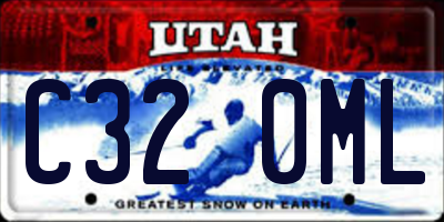 UT license plate C320ML