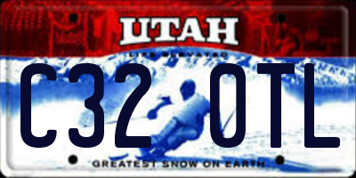 UT license plate C320TL