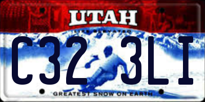 UT license plate C323LI
