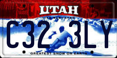 UT license plate C323LY