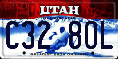 UT license plate C328OL