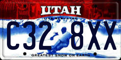 UT license plate C328XX