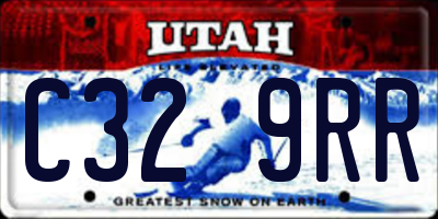 UT license plate C329RR