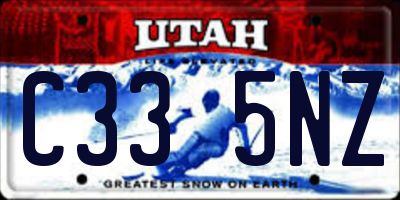 UT license plate C335NZ