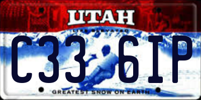 UT license plate C336IP