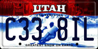 UT license plate C338IL