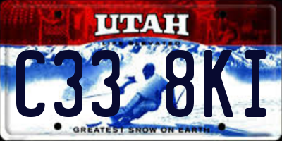 UT license plate C338KI