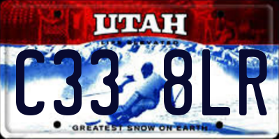 UT license plate C338LR