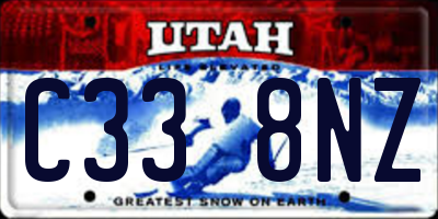 UT license plate C338NZ