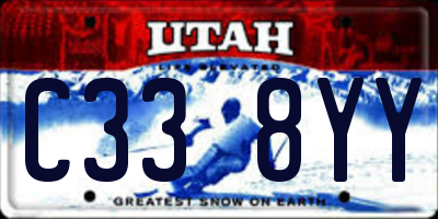 UT license plate C338YY
