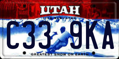 UT license plate C339KA