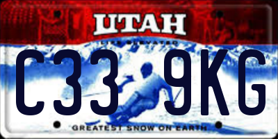 UT license plate C339KG