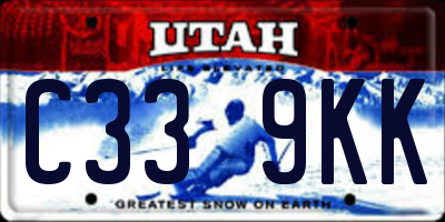 UT license plate C339KK