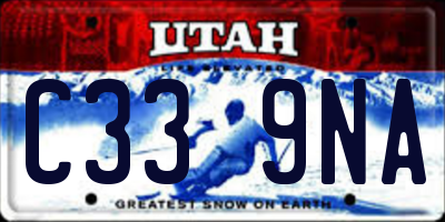 UT license plate C339NA