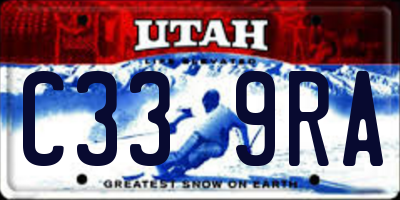 UT license plate C339RA