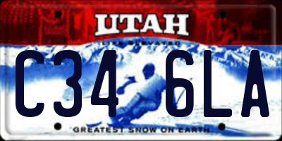 UT license plate C346LA