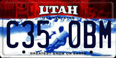 UT license plate C350BM