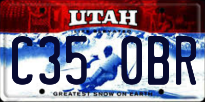 UT license plate C350BR