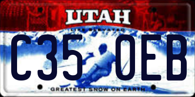 UT license plate C350EB